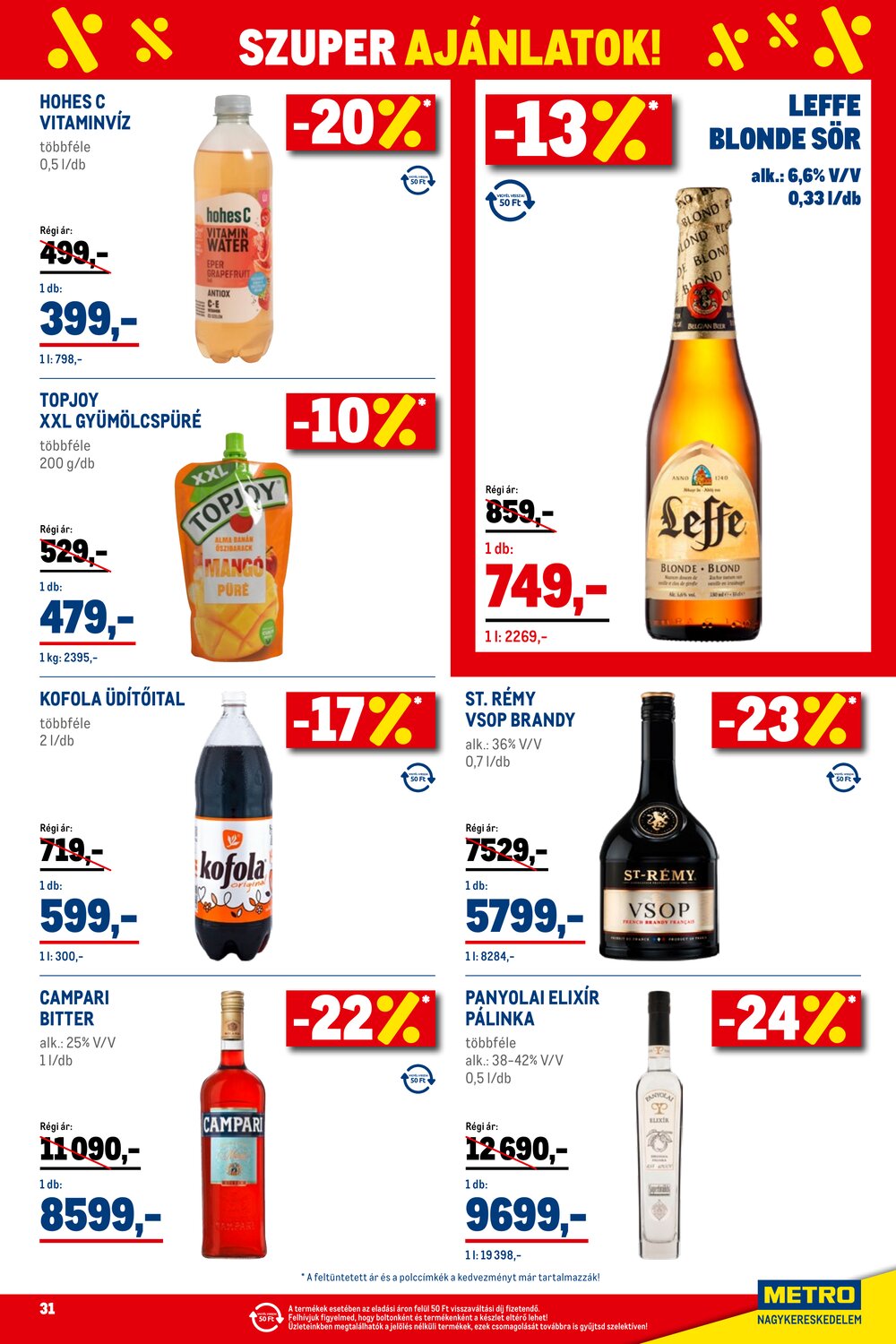 METRO akciós újság 2026.01.02-től - 31. oldal.