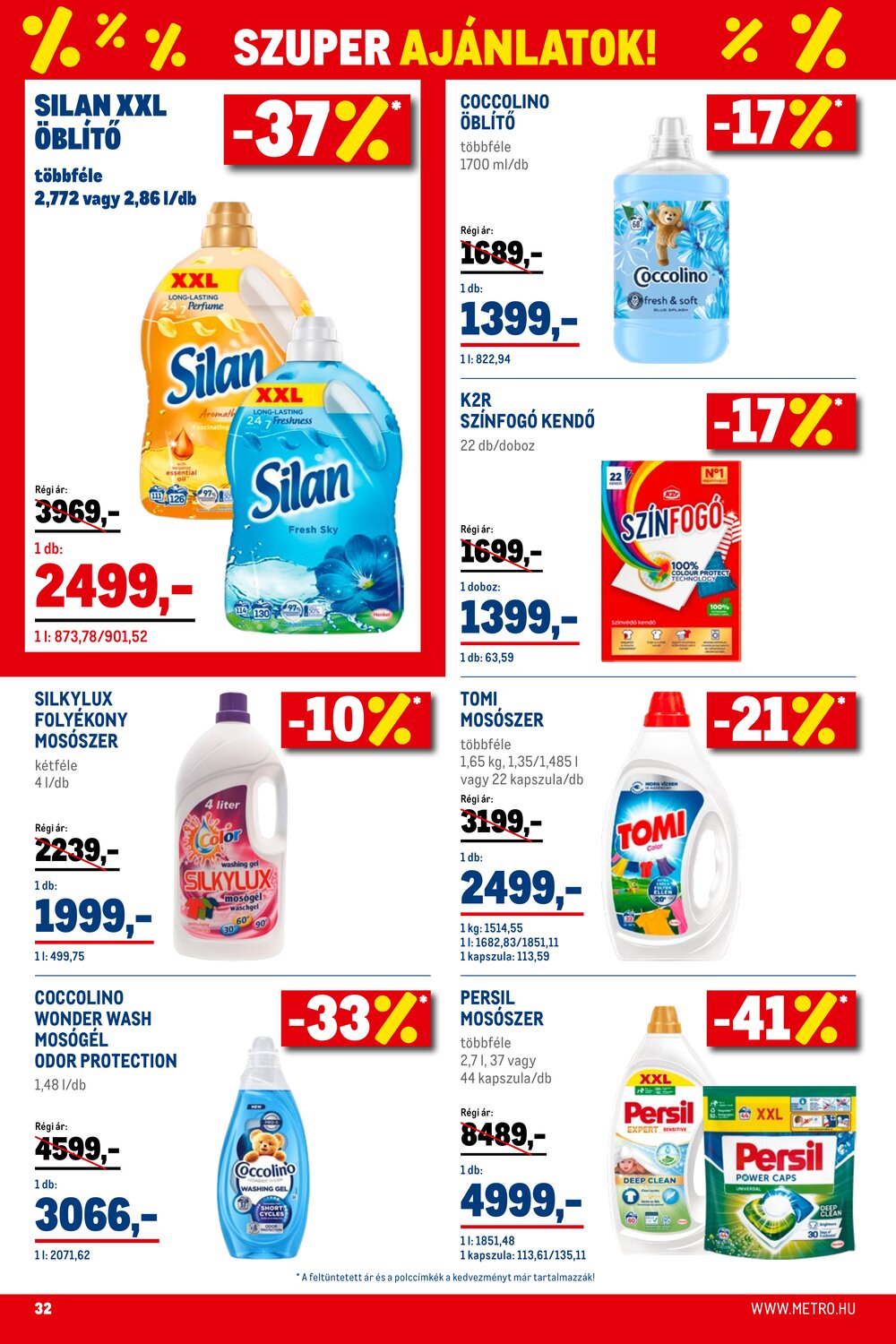 METRO akciós újság 2026.01.02-től - 32. oldal.