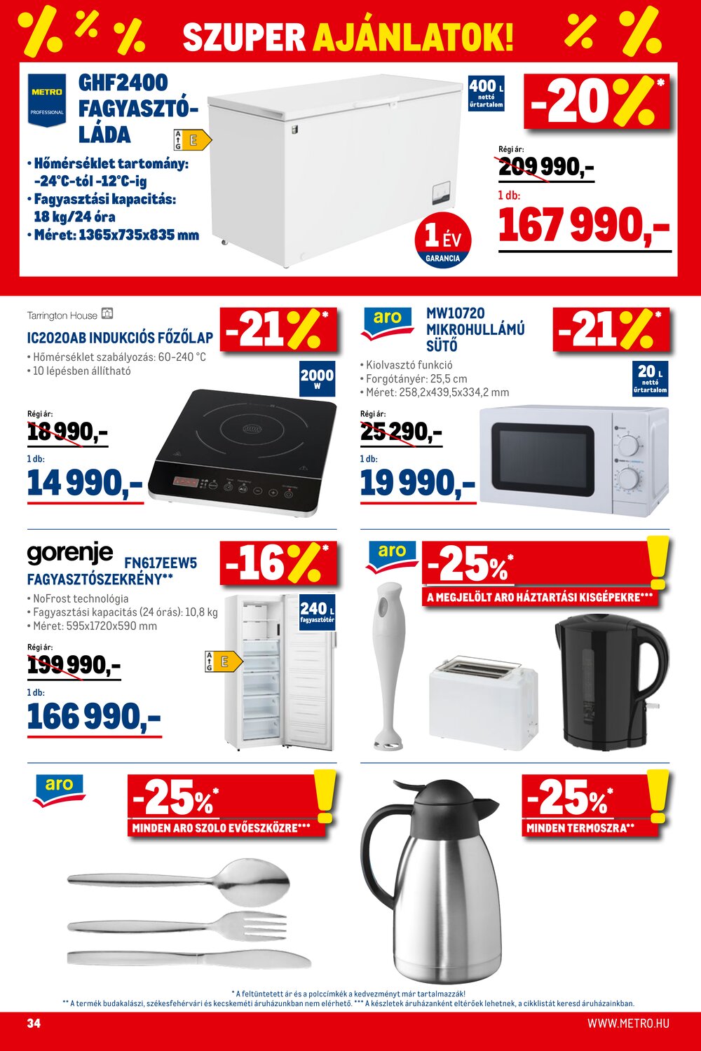 METRO akciós újság 2026.01.02-től - 34. oldal.