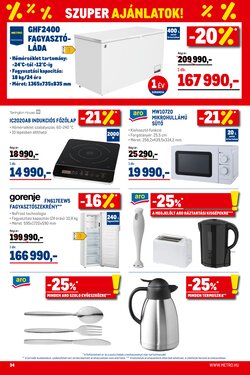 METRO akciós újság 2026.01.02-től - 34. oldal.