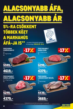 METRO akciós újság 2026.01.02-től - 39. oldal.
