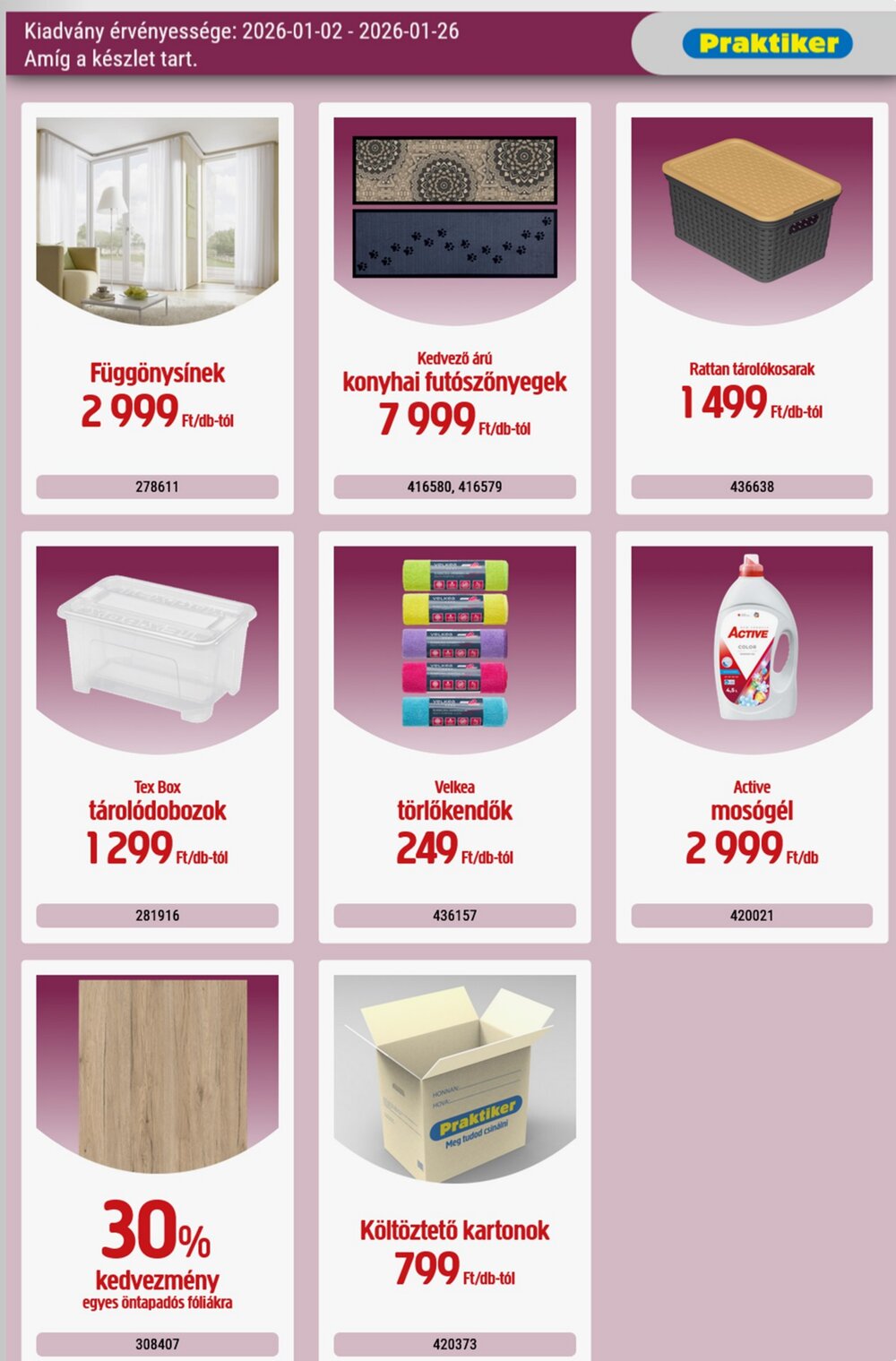 Praktiker akciós újság 2026.01.02-től - 13. oldal.