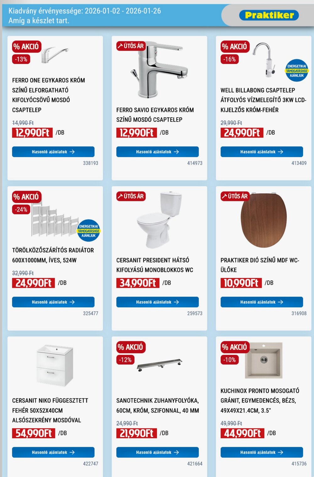 Praktiker akciós újság 2026.01.02-től - 17. oldal.