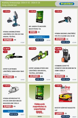 Praktiker akciós újság 2026.01.02-től - 27. oldal.