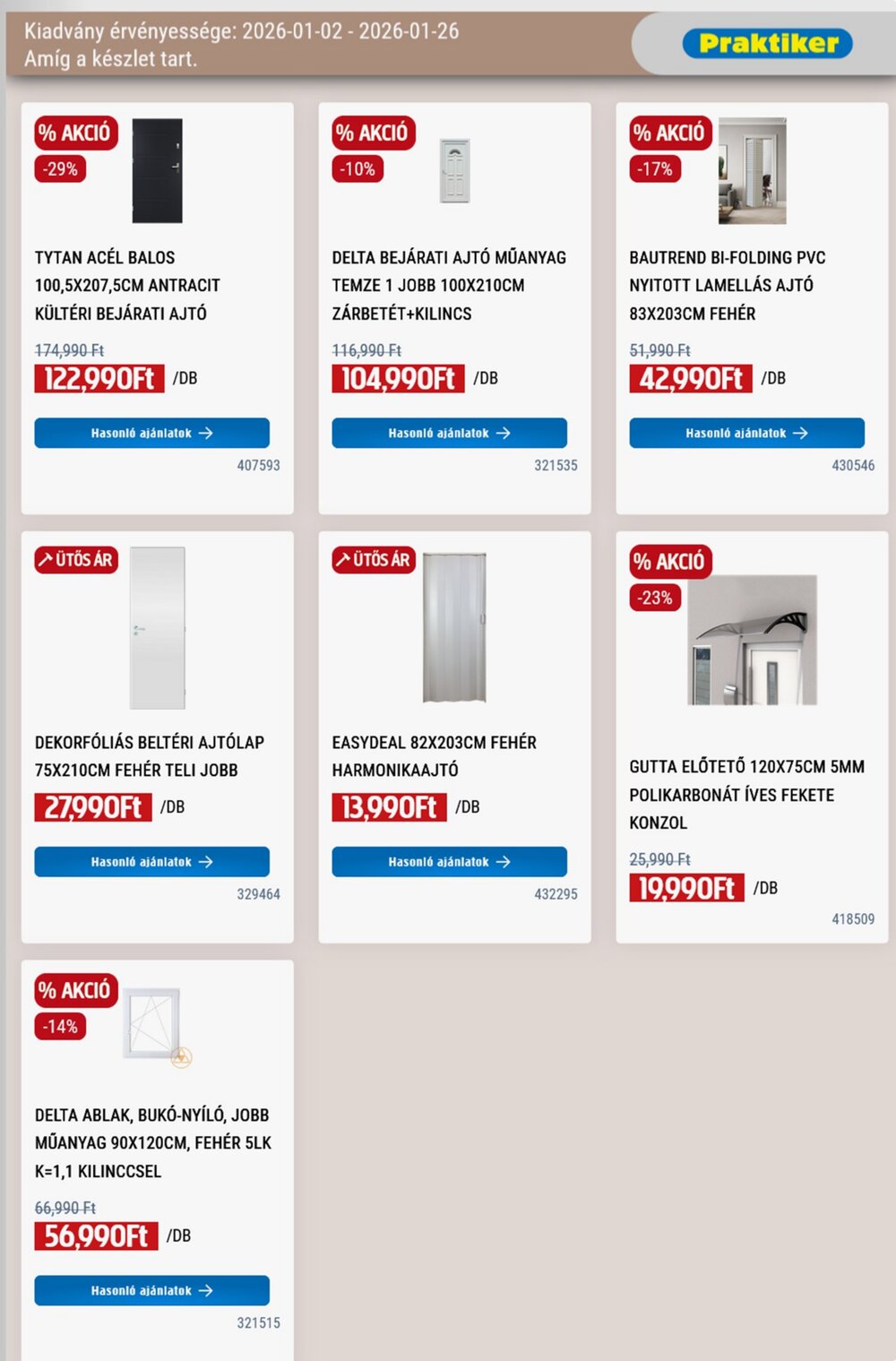 Praktiker akciós újság 2026.01.02-től - 31. oldal.