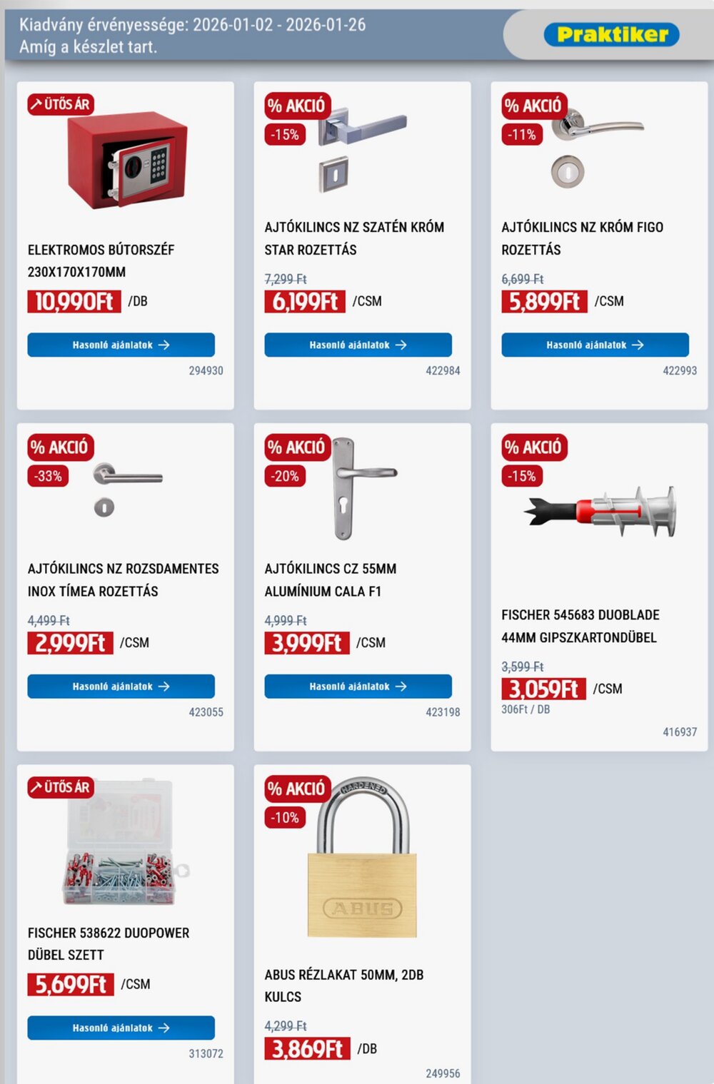 Praktiker akciós újság 2026.01.02-től - 35. oldal.