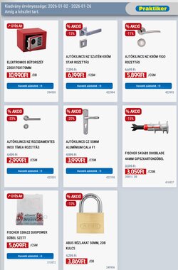 Praktiker akciós újság 2026.01.02-től - 35. oldal.