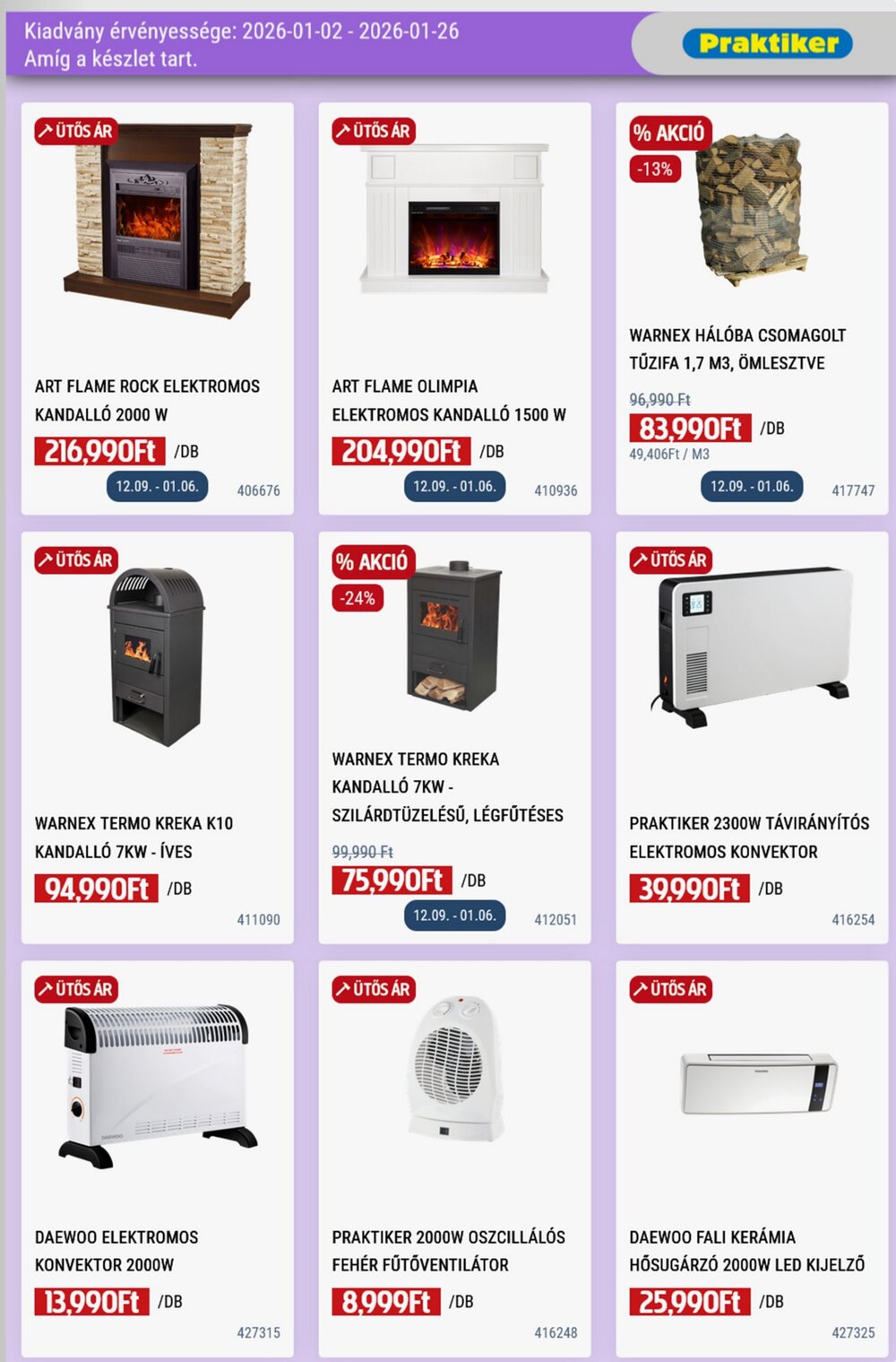 Praktiker akciós újság 2026.01.02-től - 5. oldal.