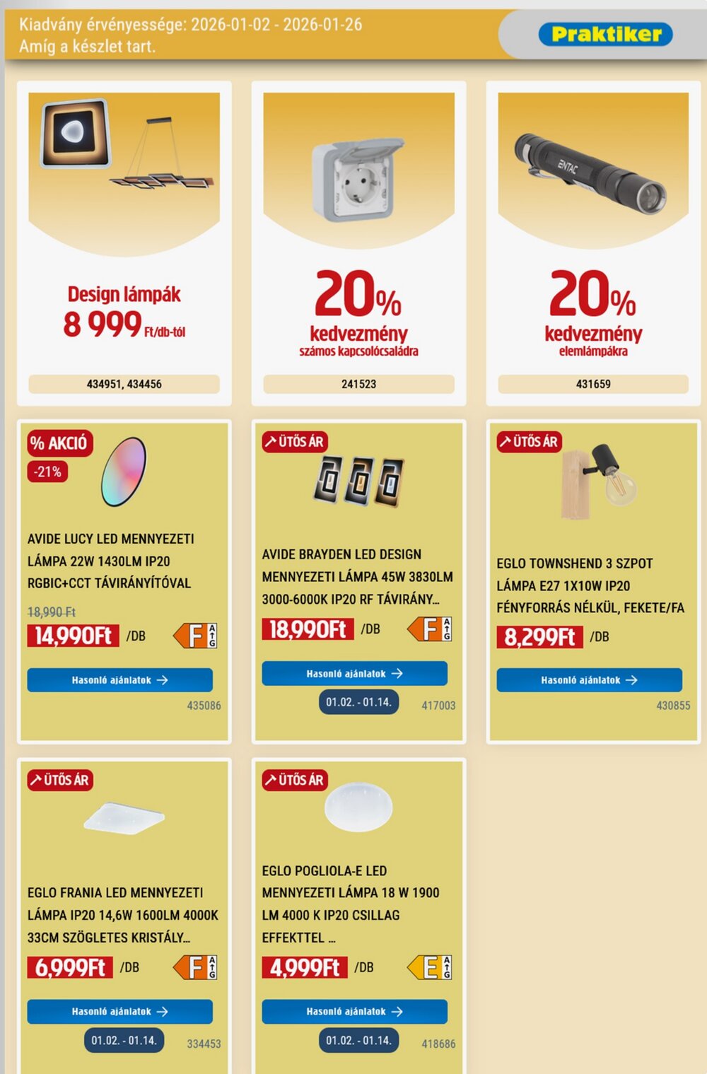 Praktiker akciós újság 2026.01.02-től - 7. oldal.