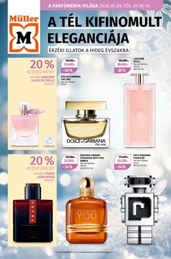Müller drogéria akciós újság 2026.01.05-től