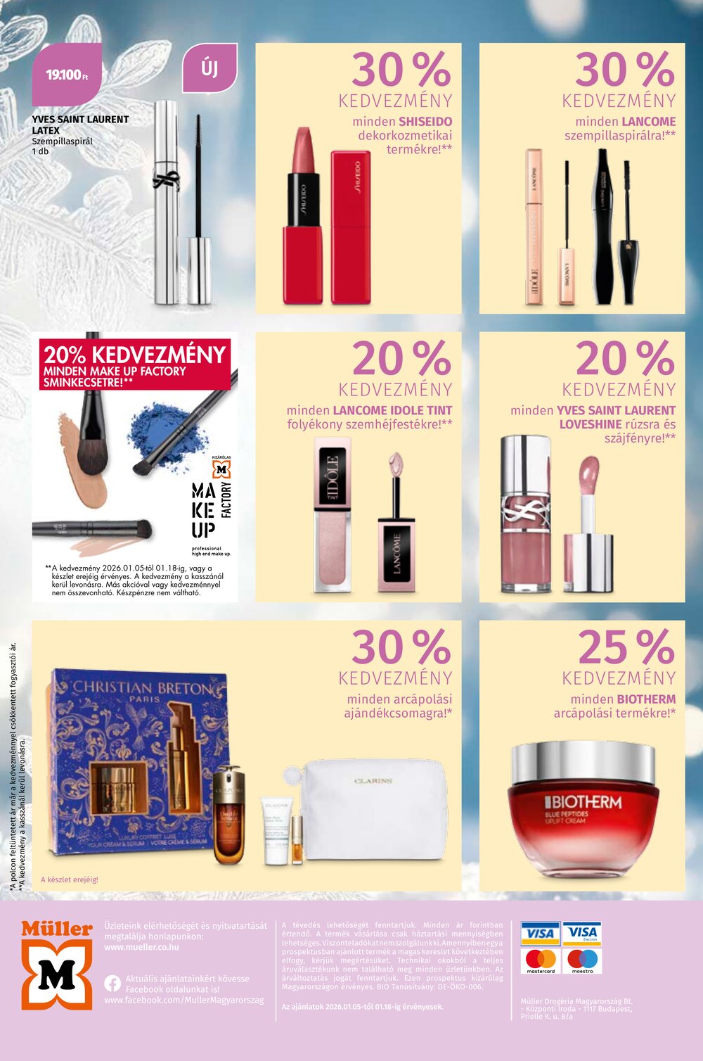 Müller drogéria akciós újság 2026.01.05-től - 4. oldal.