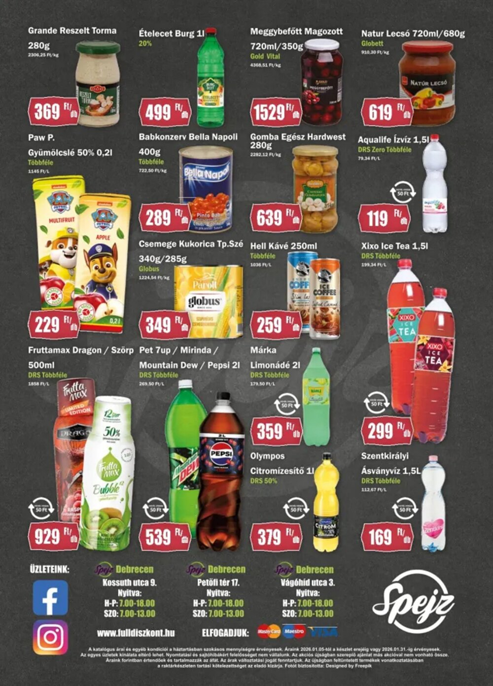 Full Diszkont akciós újság 2026.01.05-től - 4. oldal.