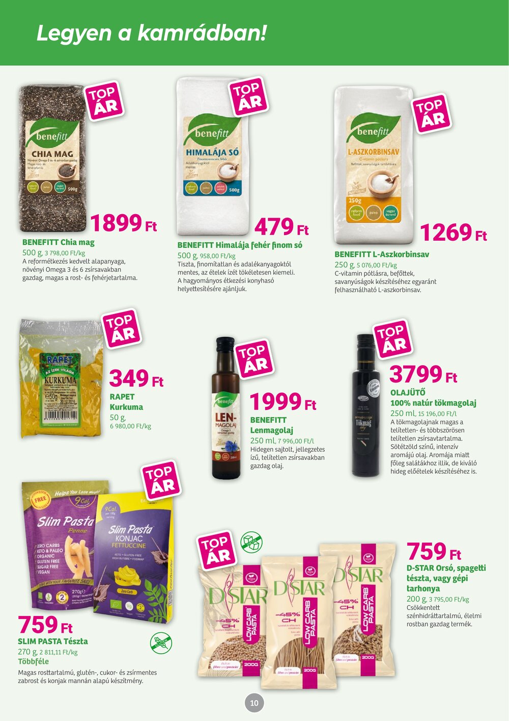 Herbaház akciós újság 2026.01.05-től - 10. oldal.