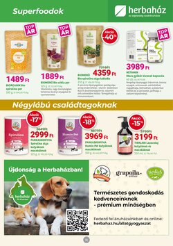 Herbaház akciós újság 2026.01.05-től - 11. oldal.