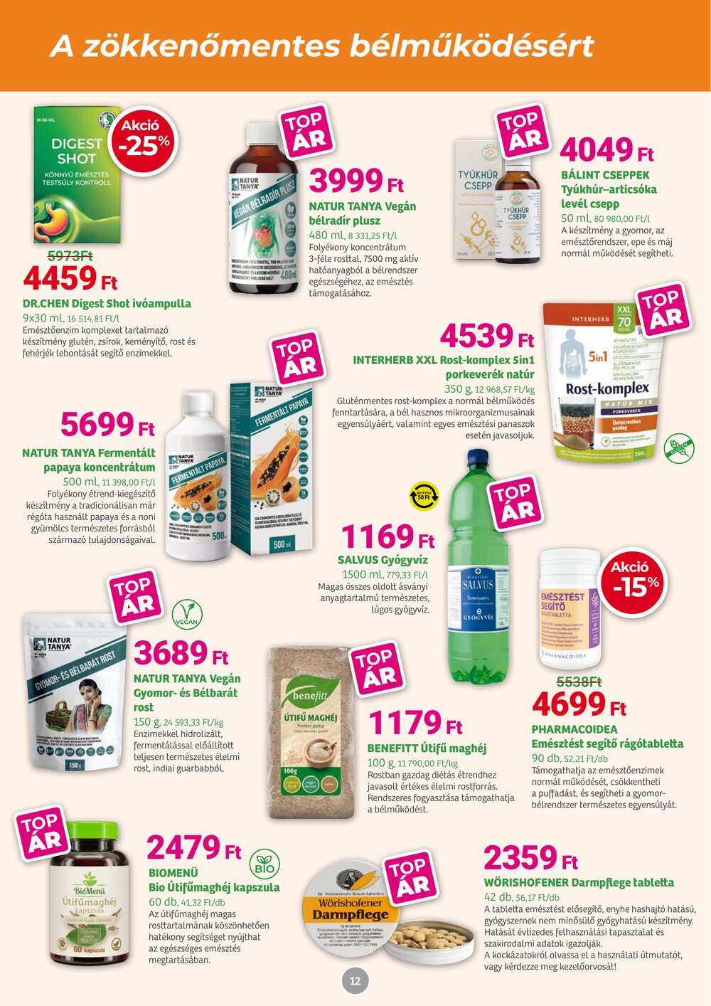 Herbaház akciós újság 2026.01.05-től - 12. oldal.