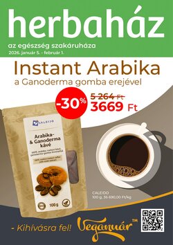 Herbaház akciós újság 2026.01.05-től