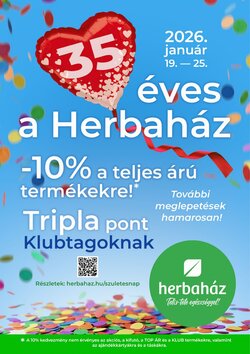 Herbaház akciós újság 2026.01.05-től - 23. oldal.