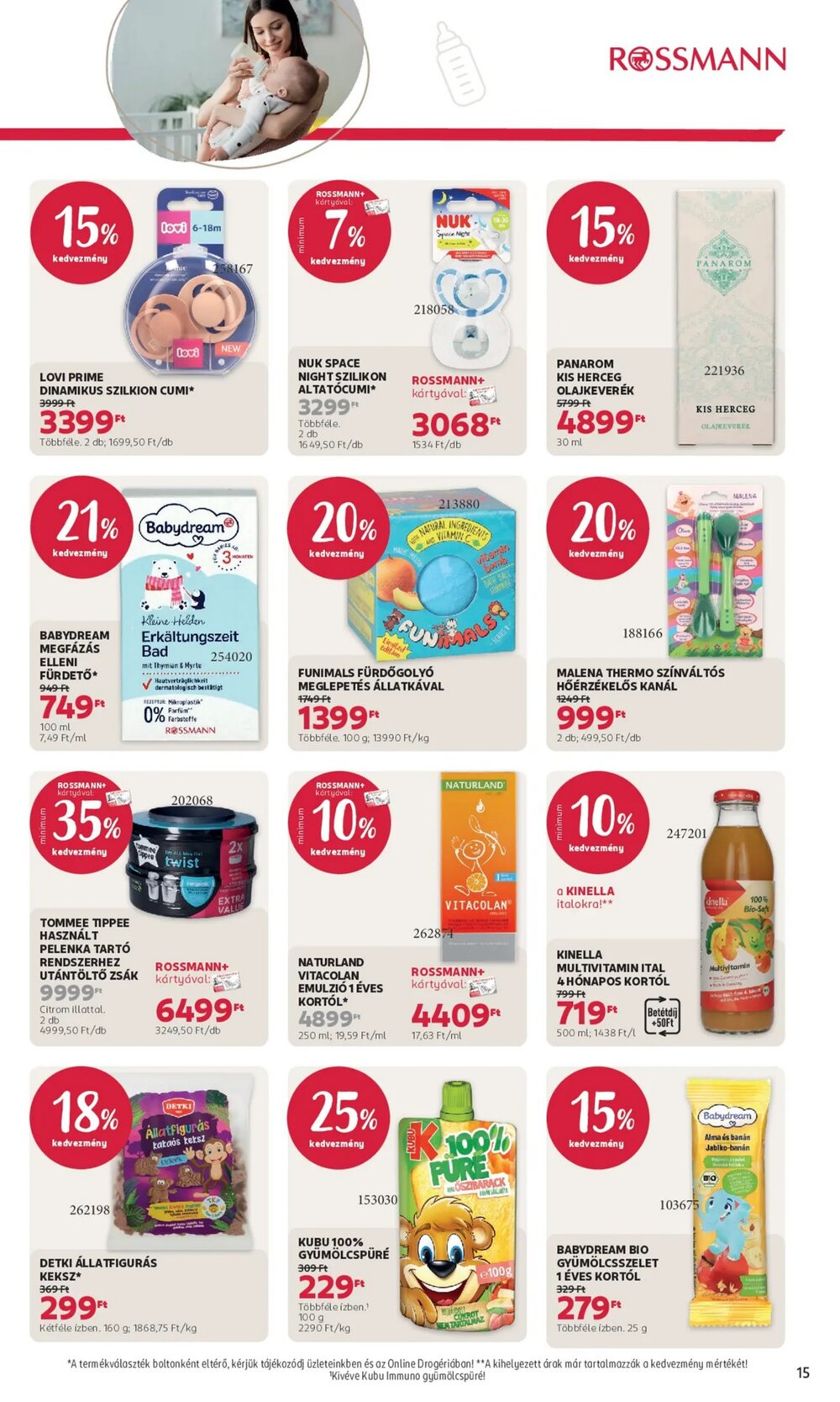 Rossmann akciós újság 2026.01.05-től - 15. oldal.