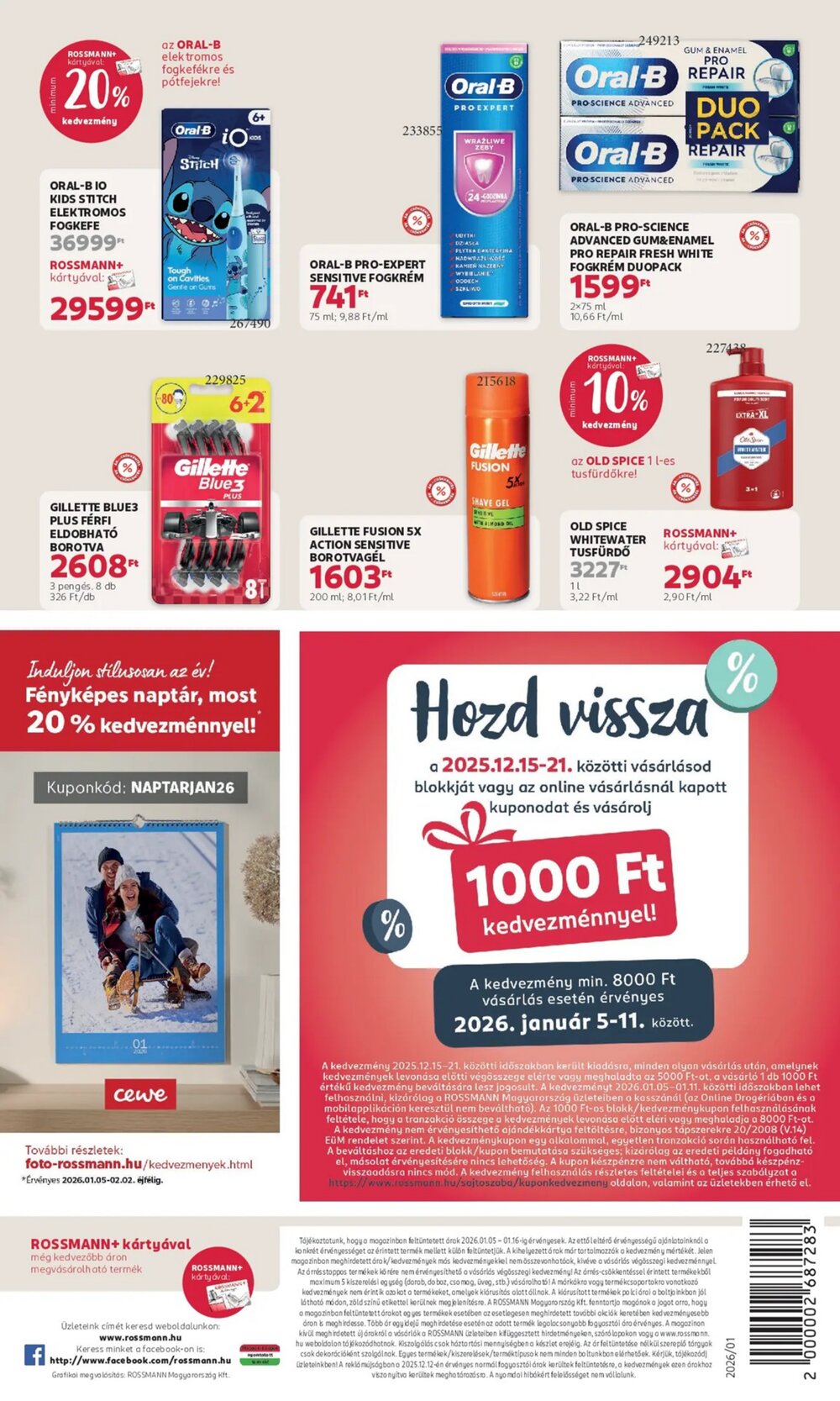 Rossmann akciós újság 2026.01.05-től - 20. oldal.