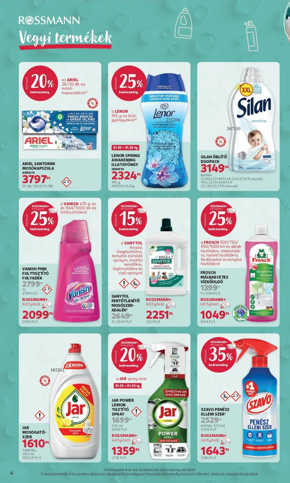 Rossmann akciós újság 2026.01.05-től - 4. oldal.