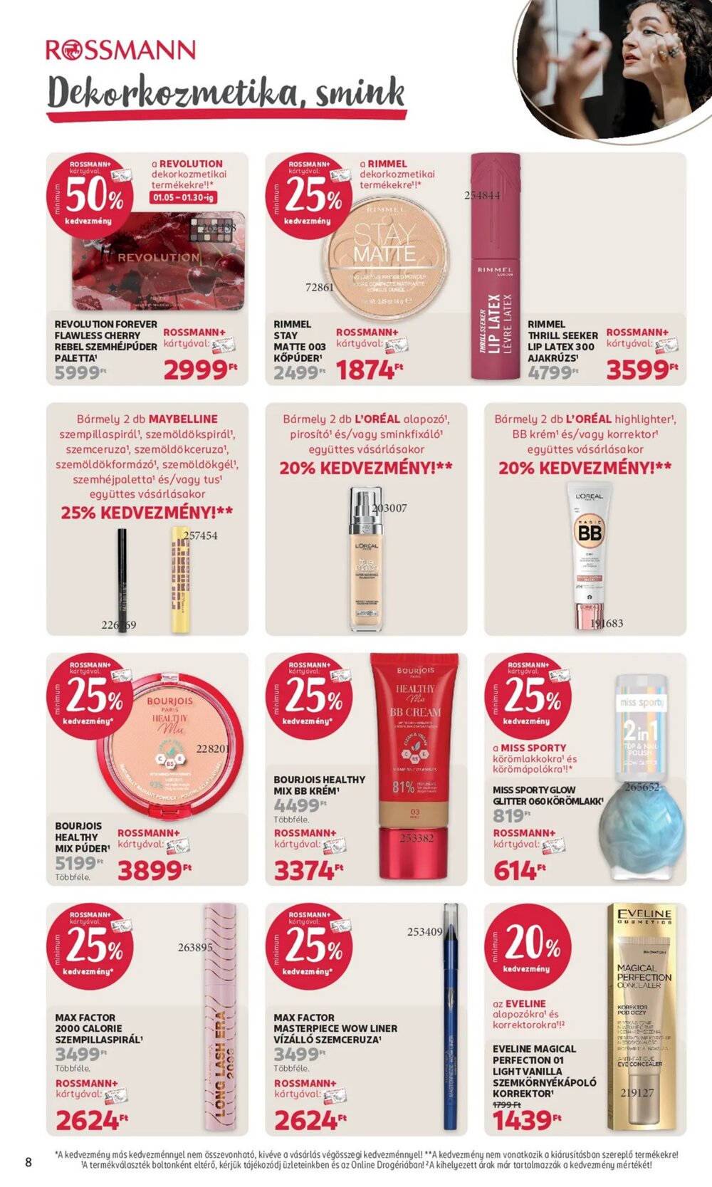 Rossmann akciós újság 2026.01.05-től - 8. oldal.