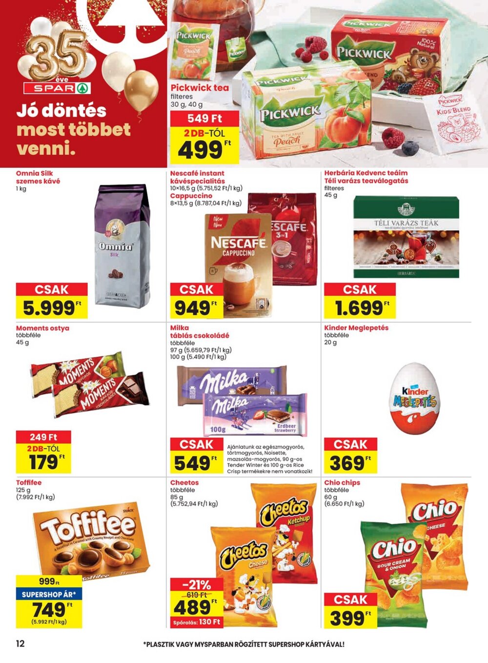 Spar akciós újság 2026.01.08-tól - 12. oldal.