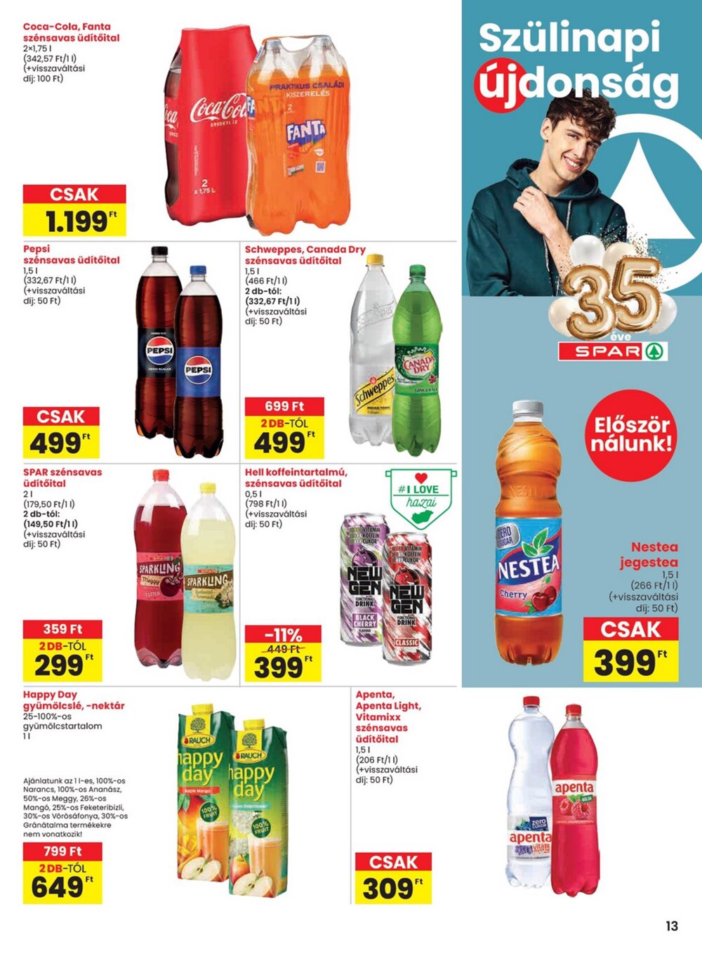 Spar akciós újság 2026.01.08-tól - 13. oldal.