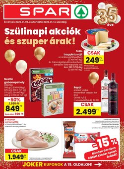Spar akciós újság 2026.01.08-tól