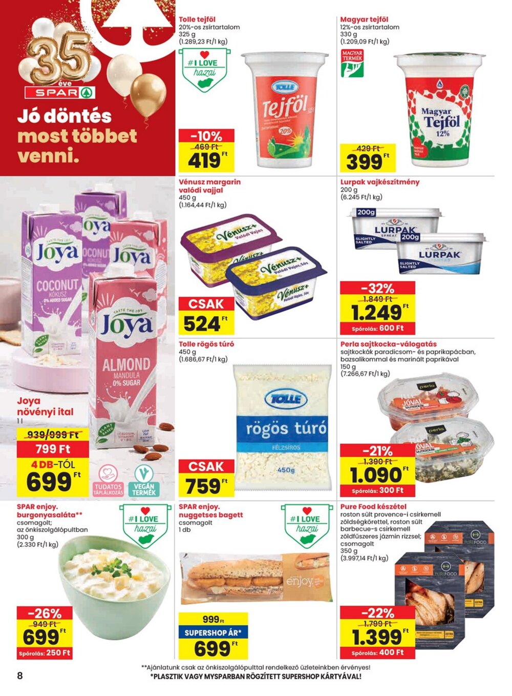 Spar akciós újság 2026.01.08-tól - 8. oldal.