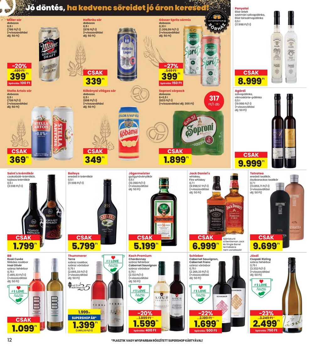 Interspar akciós újság 2026.01.08-tól - 12. oldal.