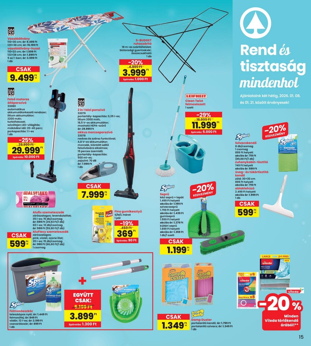 Interspar akciós újság 2026.01.08-tól - 15. oldal.