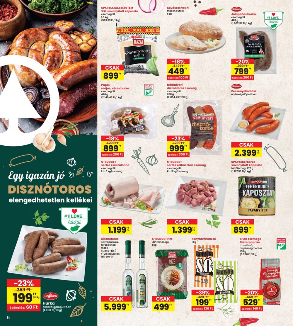 Interspar akciós újság 2026.01.08-tól - 6. oldal.