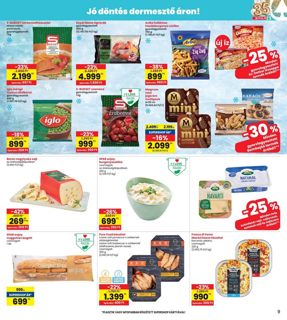 Interspar akciós újság 2026.01.08-tól - 9. oldal.