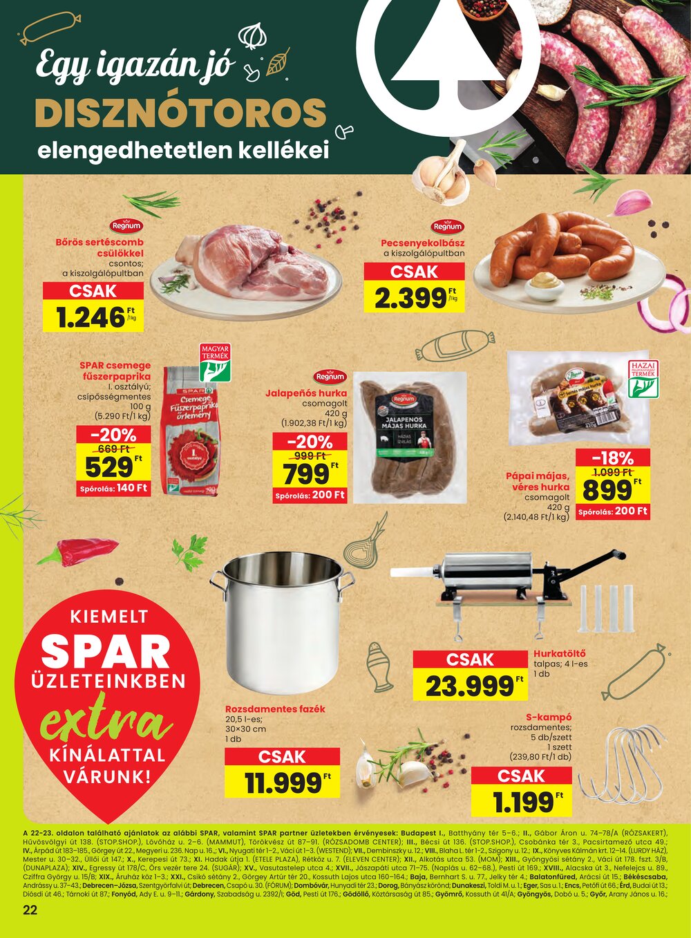 Spar Extra akciós újság 2026.01.08-tól - 3. oldal.
