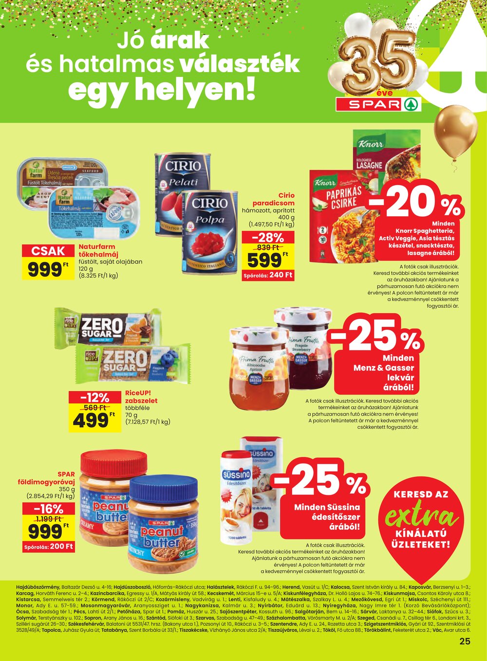 Spar Extra akciós újság 2026.01.08-tól - 6. oldal.