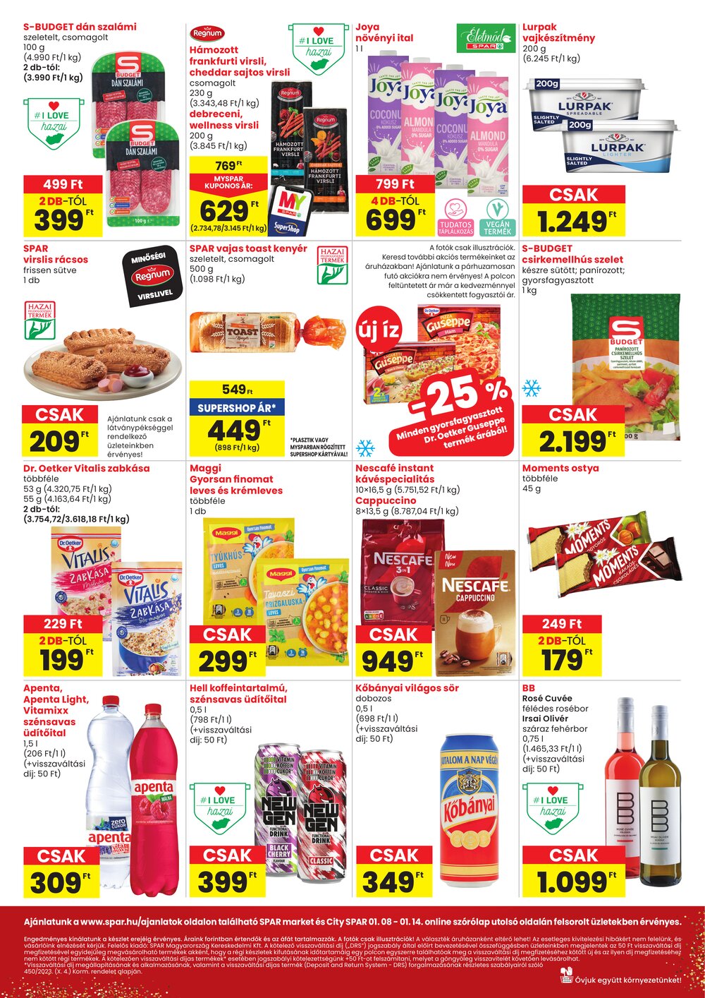 Spar Market akciós újság 2026.01.08-tól - 2. oldal.