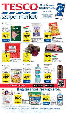 Tesco akciós újság 2026.01.08-tól