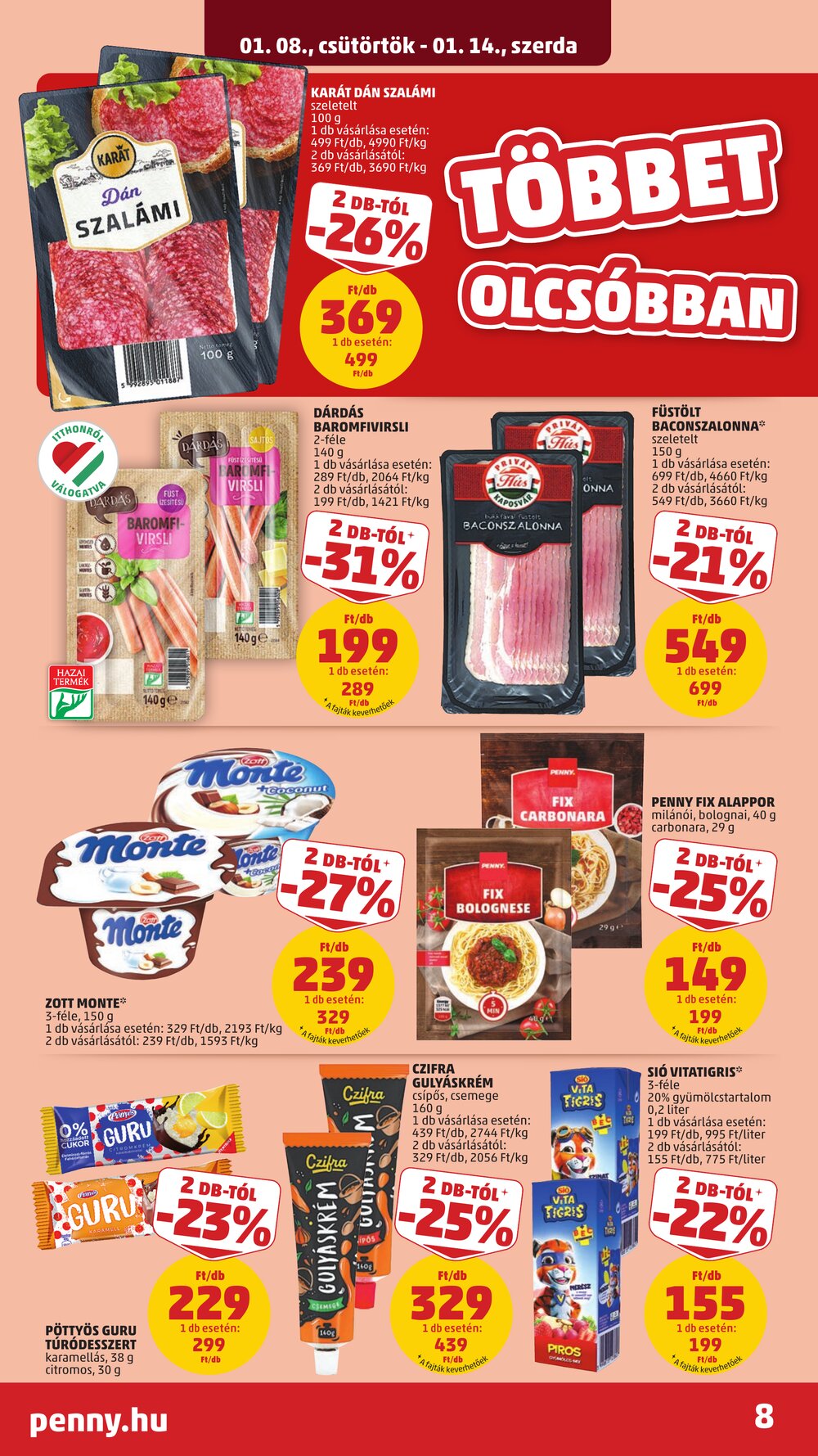 Penny Market akciós újság 2026.01.08-tól - 10. oldal.