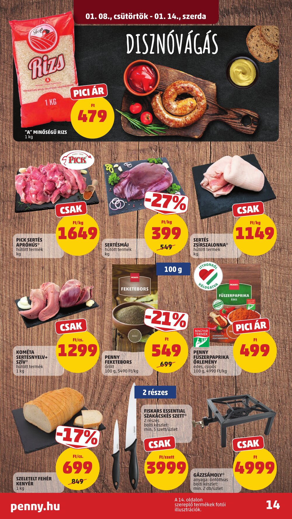 Penny Market akciós újság 2026.01.08-tól - 18. oldal.