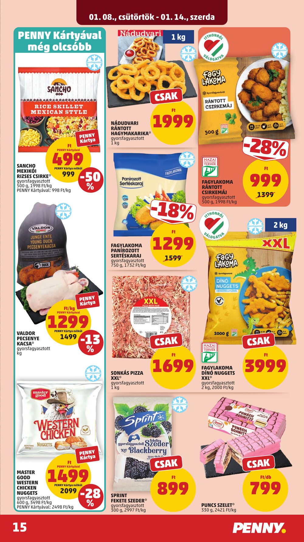 Penny Market akciós újság 2026.01.08-tól - 19. oldal.