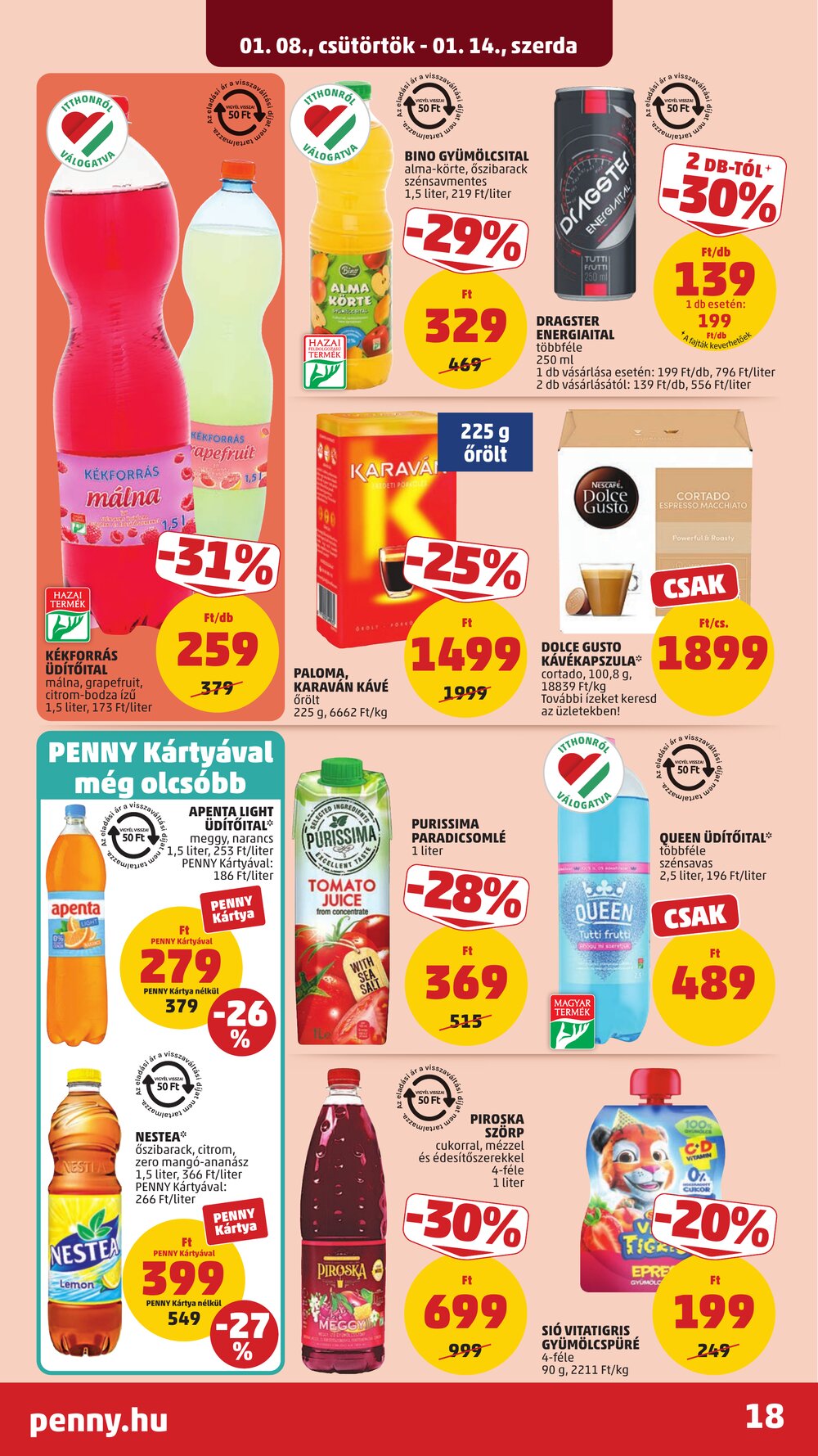 Penny Market akciós újság 2026.01.08-tól - 22. oldal.