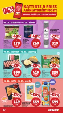 Penny Market akciós újság 2026.01.08-tól - 31. oldal.