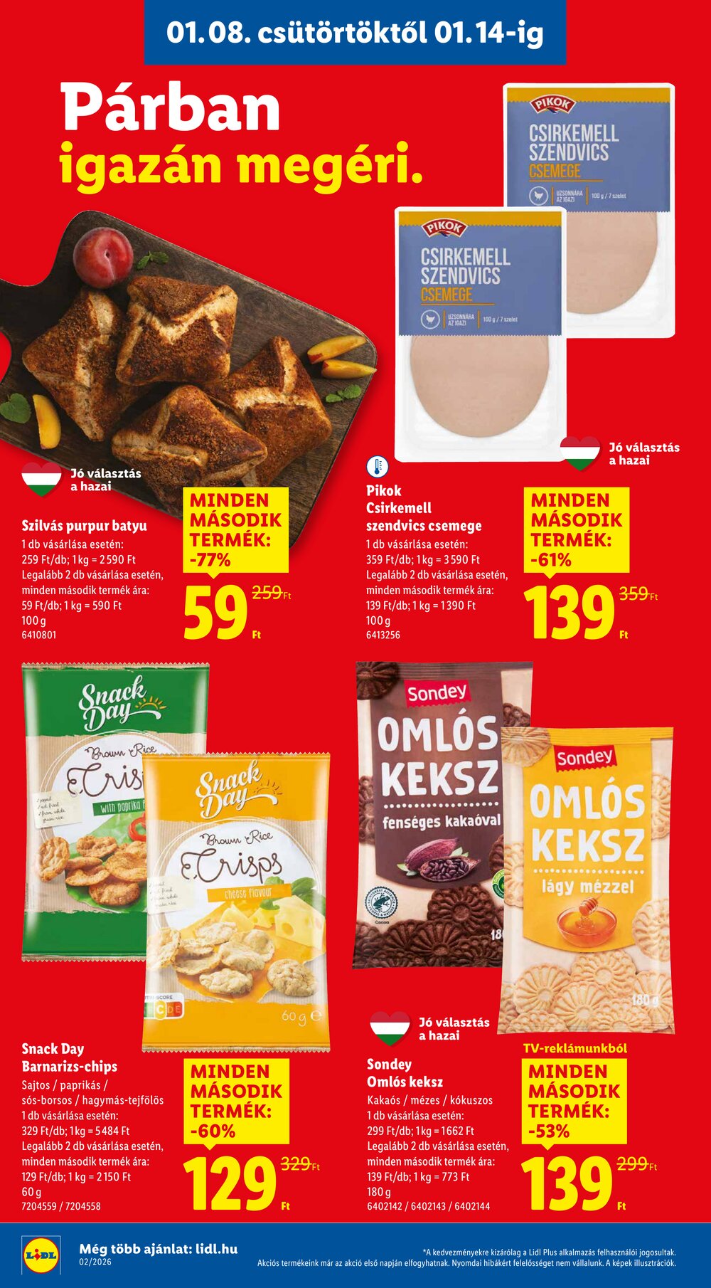 Lidl akciós újság 2026.01.08-tól - 14. oldal.