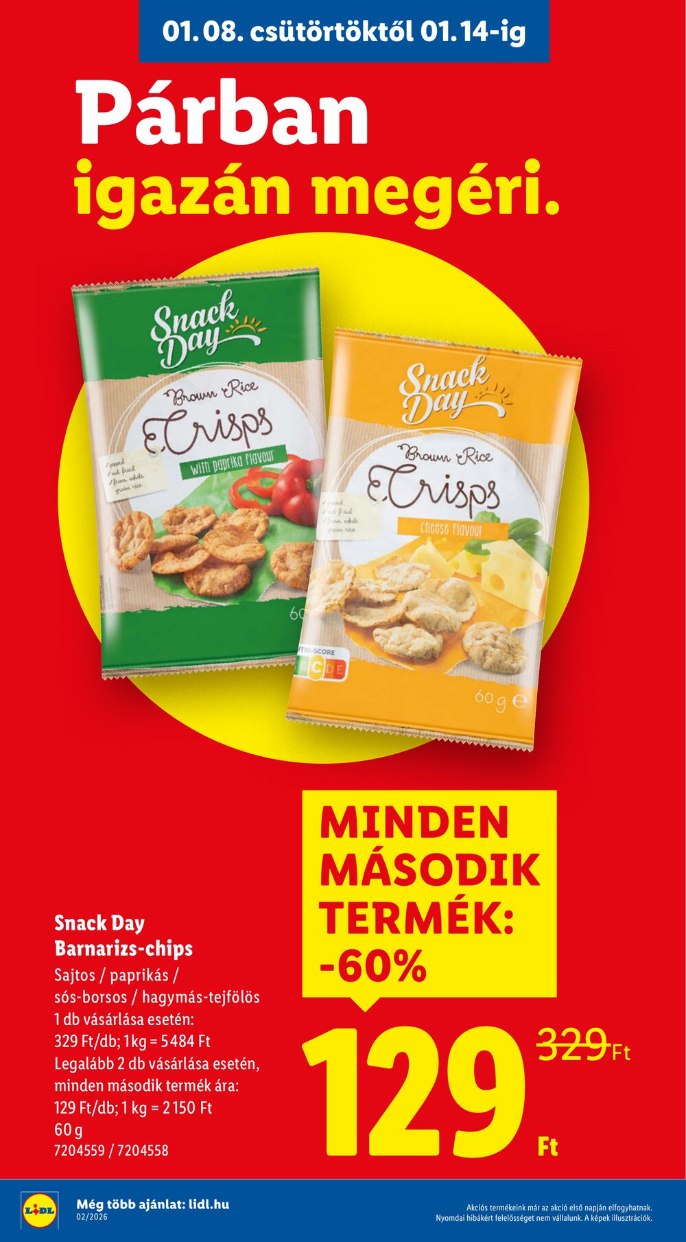 Lidl akciós újság 2026.01.08-tól - 2. oldal.