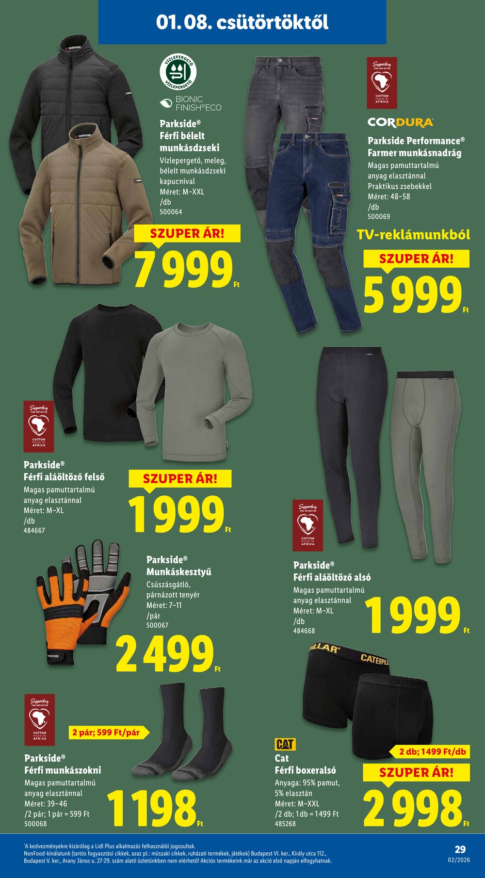 Lidl akciós újság 2026.01.08-tól - 29. oldal.