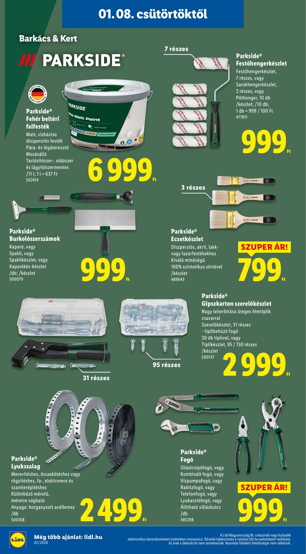 Lidl akciós újság 2026.01.08-tól - 30. oldal.