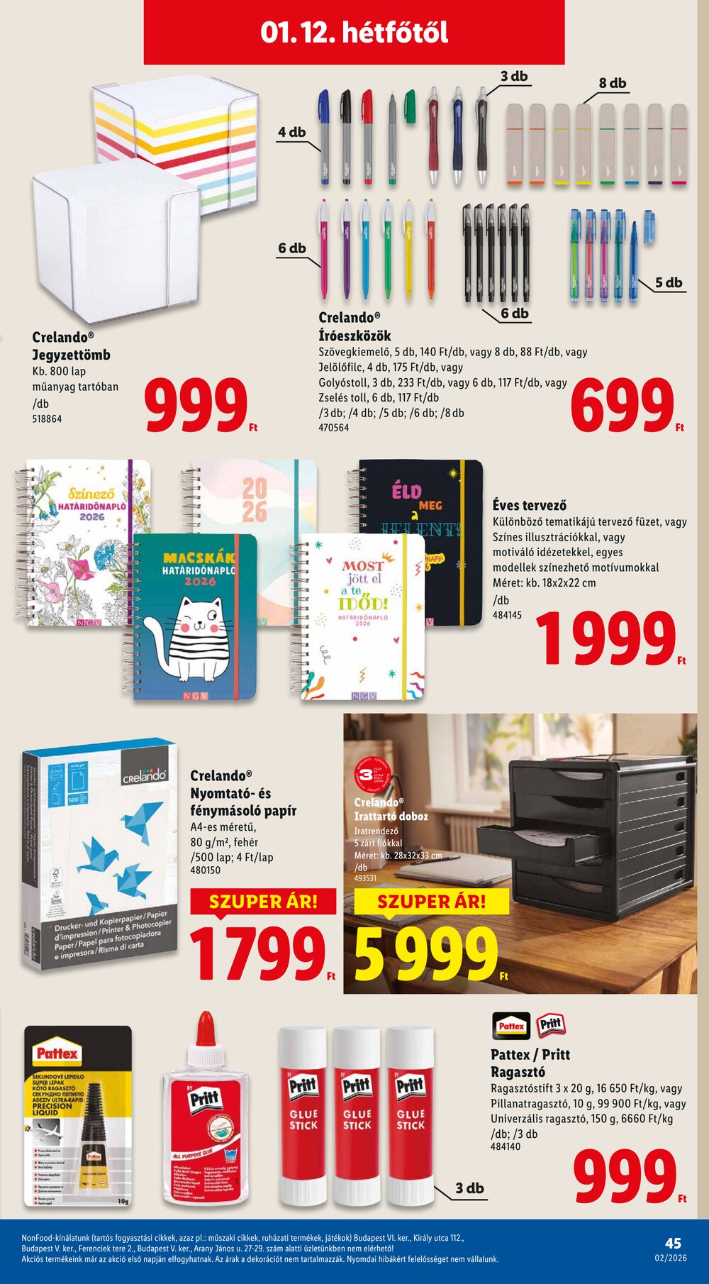 Lidl akciós újság 2026.01.08-tól - 45. oldal.