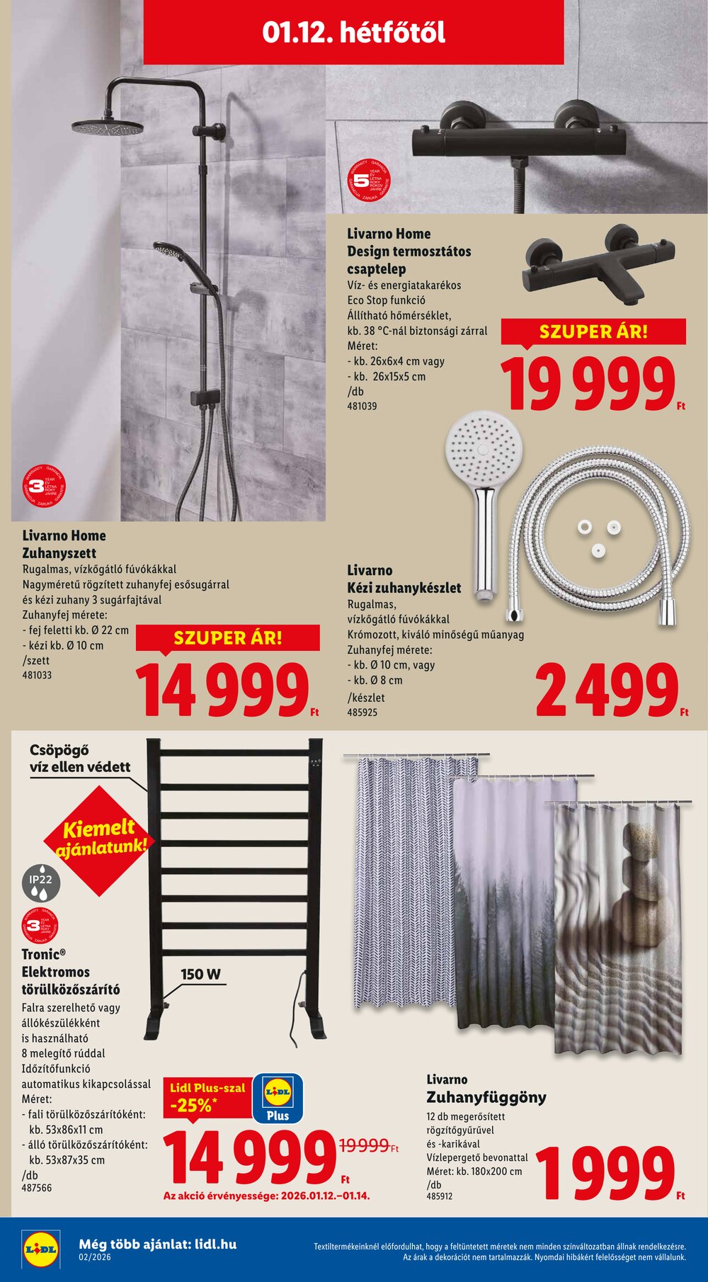 Lidl akciós újság 2026.01.08-tól - 50. oldal.