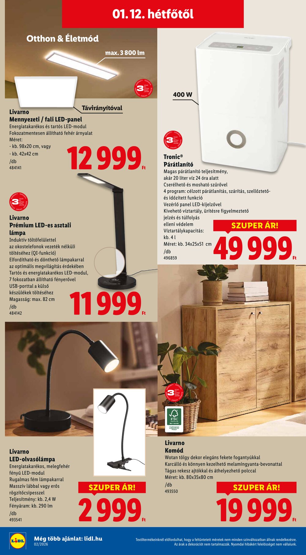 Lidl akciós újság 2026.01.08-tól - 16. oldal.