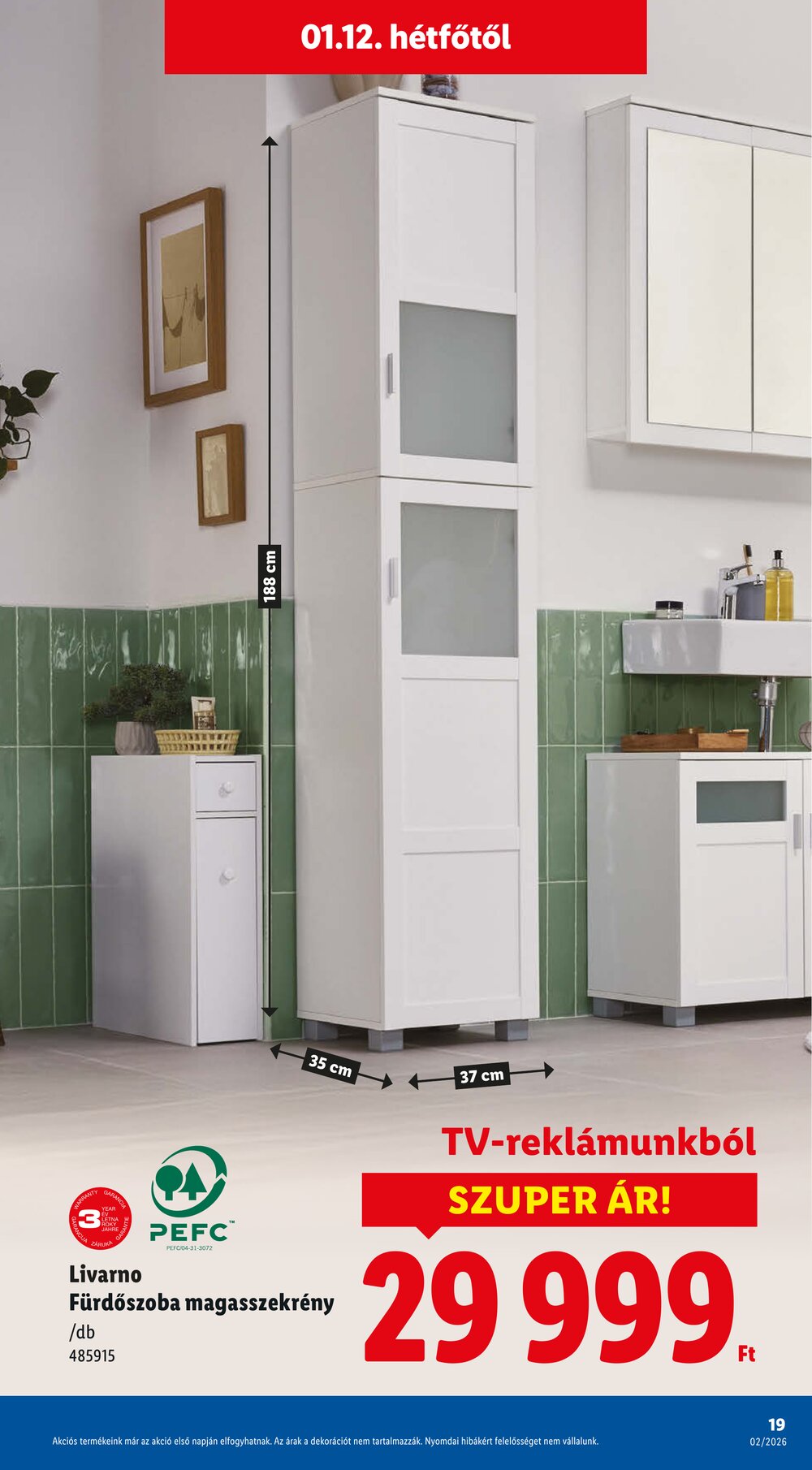 Lidl akciós újság 2026.01.08-tól - 19. oldal.